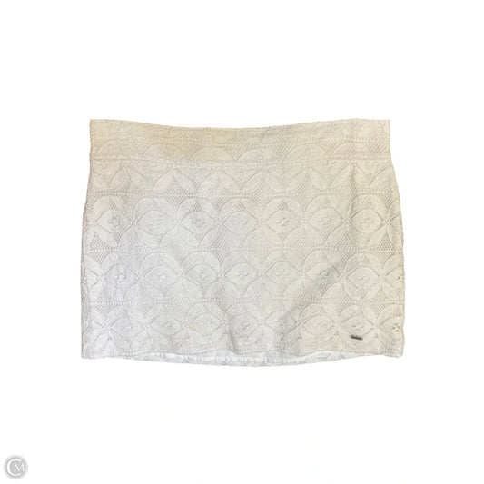Skirt Mini & Short By Hollister In White, Size: L