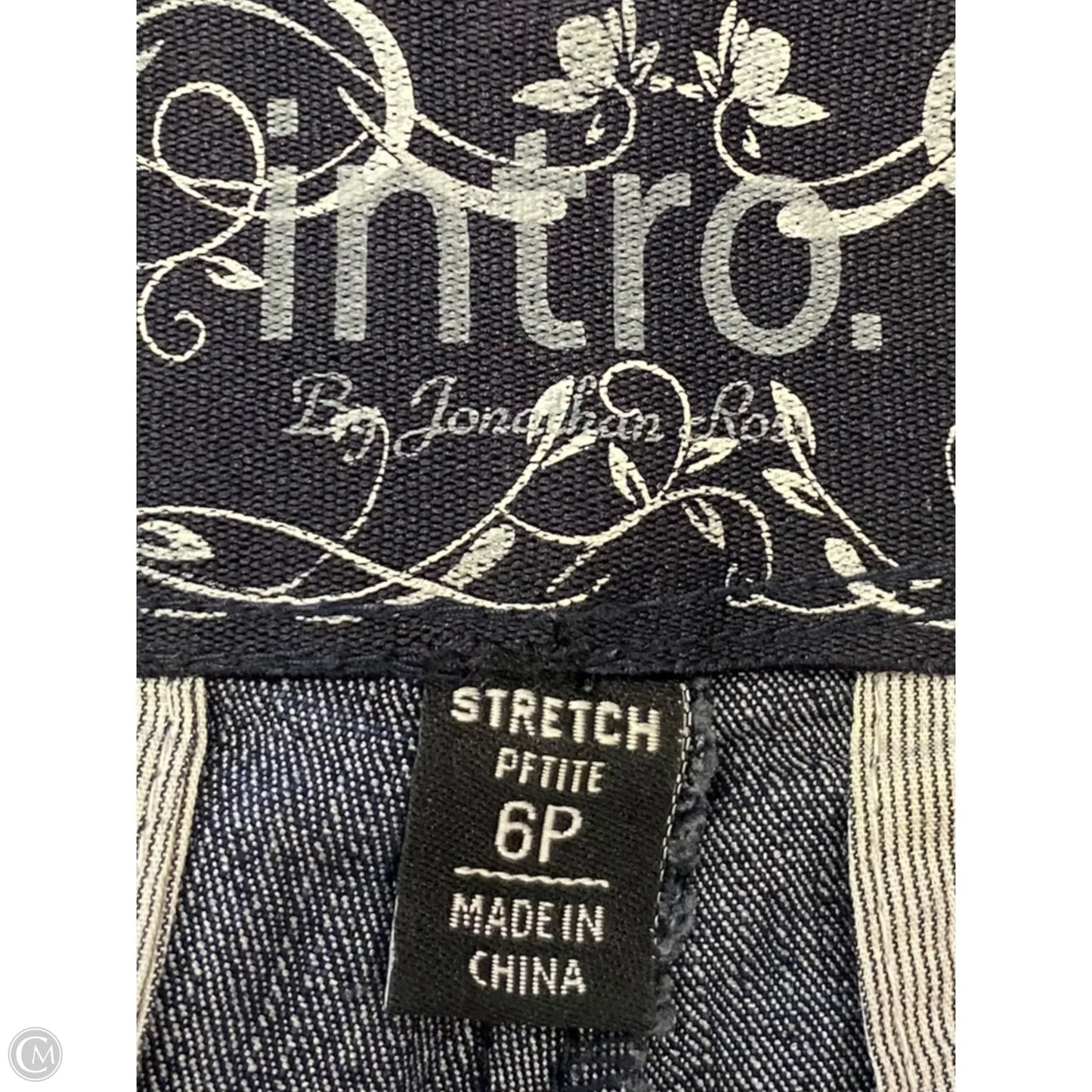 Shorts By Intro In Blue Denim, Size: 6
