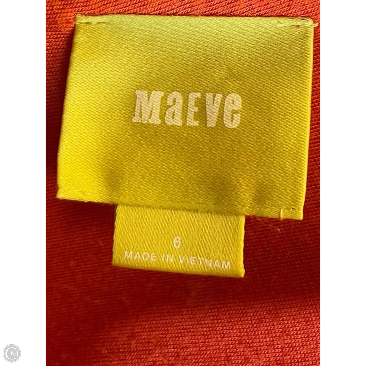 Dress Casual Midi By Maeve In Orange, Size: S