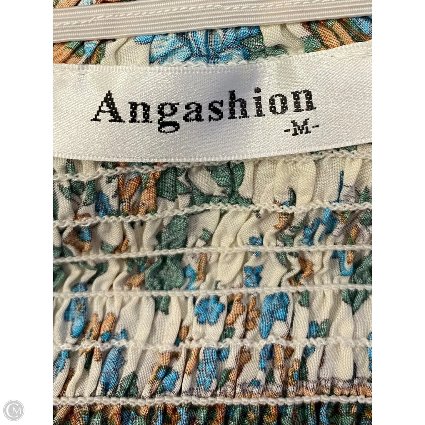 Top 2pc Sleeveless By Angashion In Floral Print, Size: M