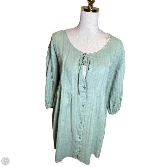 Blouse Long Sleeve By Umgee In Green, Size: S