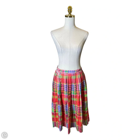 Skirt Midi By J. Crew In Plaid Pattern, Size: 6