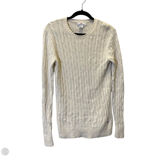 Sweater By Vineyard Vines In Cream, Size: M