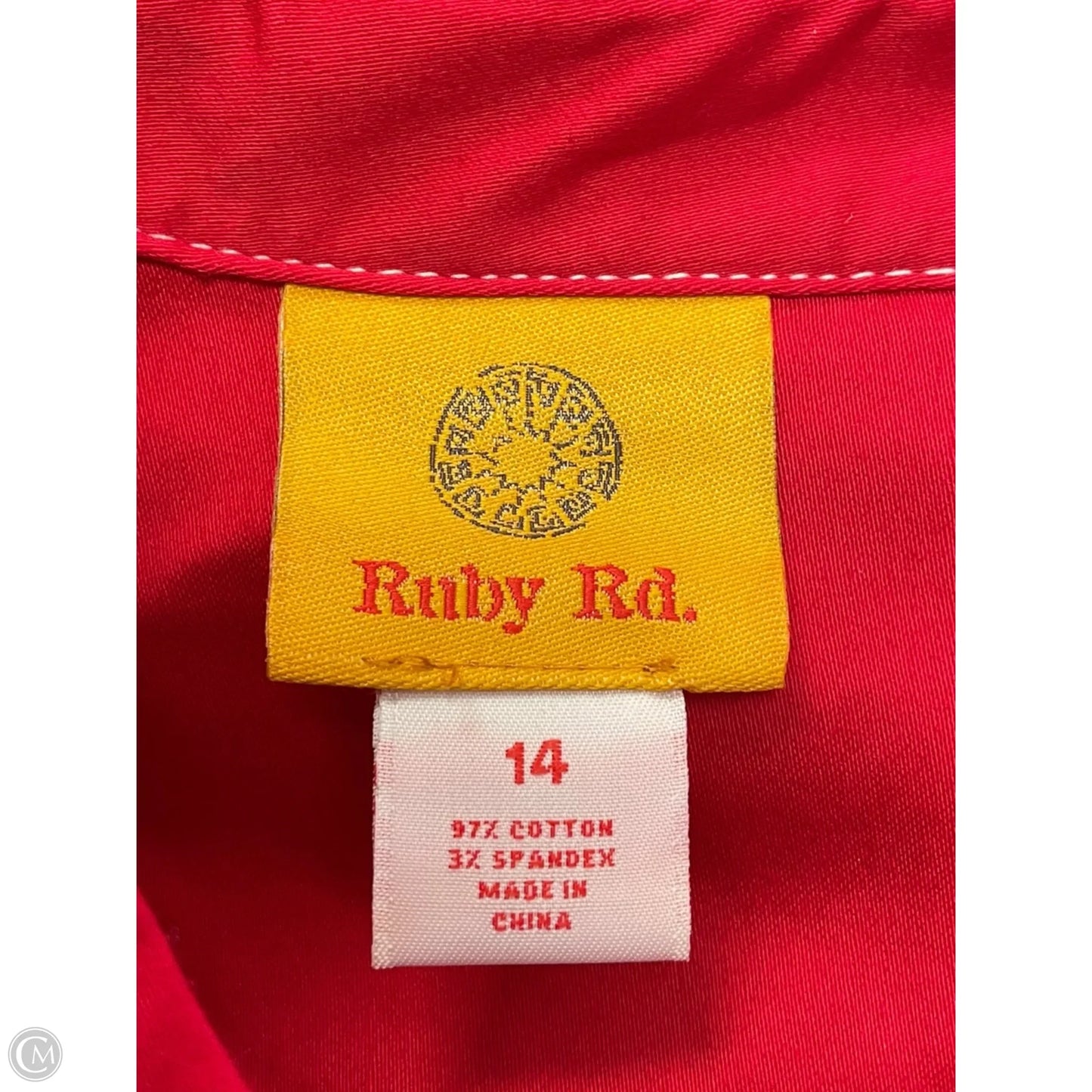 Jacket Other By Ruby Rd In Red, Size: L