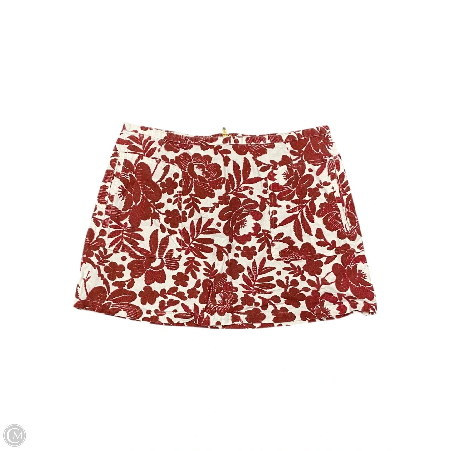 Skirt Mini & Short By Topshop In Floral Print, Size: 12