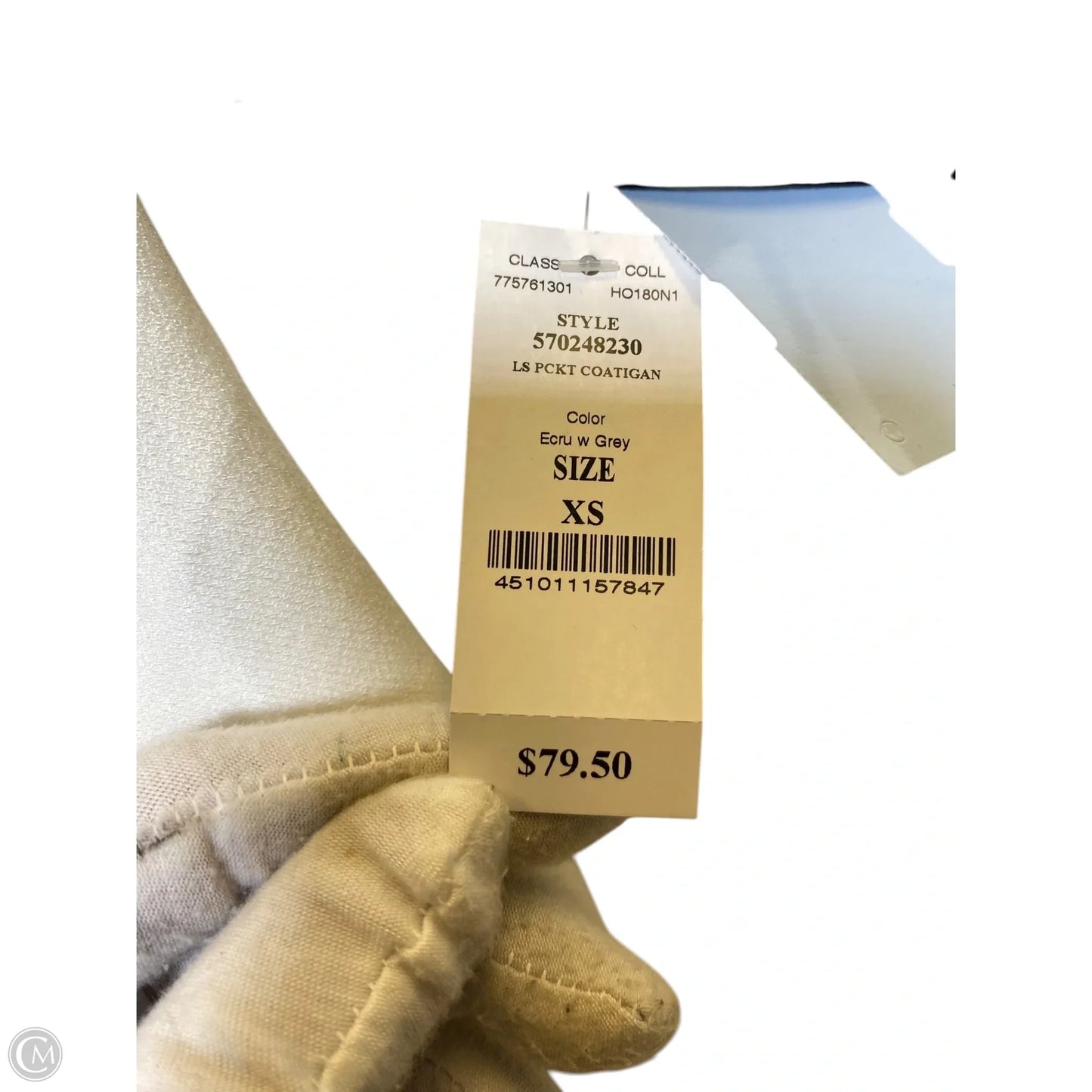 Cardigan By White House Black Market In White, Size: Xs