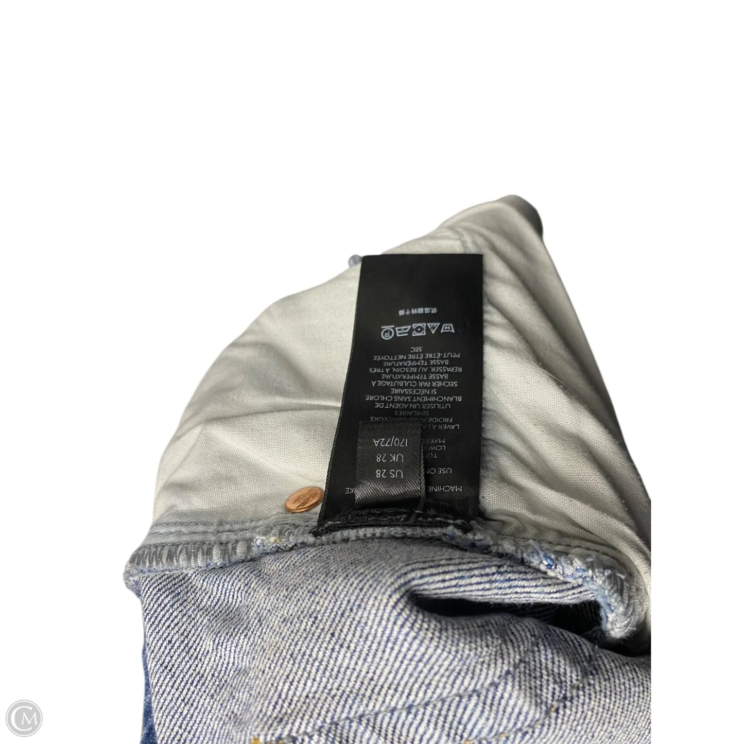 Jeans Straight By We The Free In Blue Denim, Size: 6