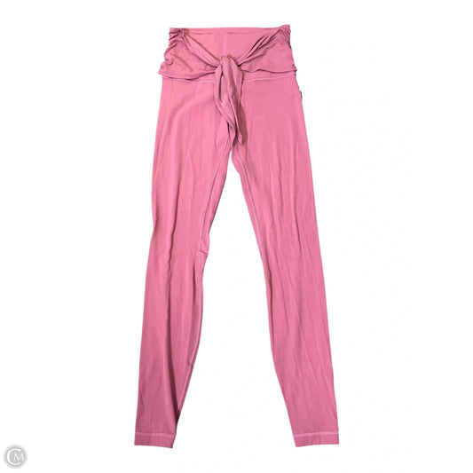 Athletic Leggings By Lululemon In Pink, Size: 4