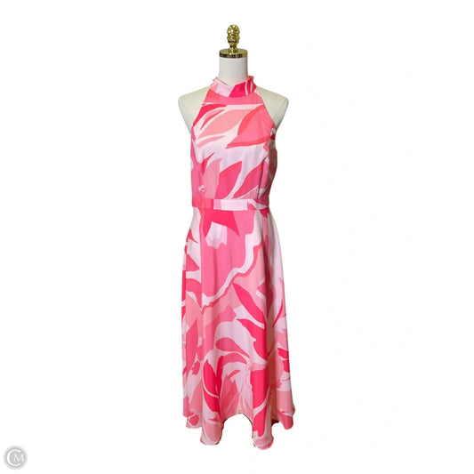 Dress Casual Maxi By Tahari In Pink, Size: M