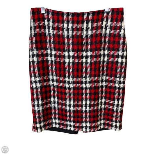 Skirt Midi By Talbots In Plaid Pattern, Size: 8