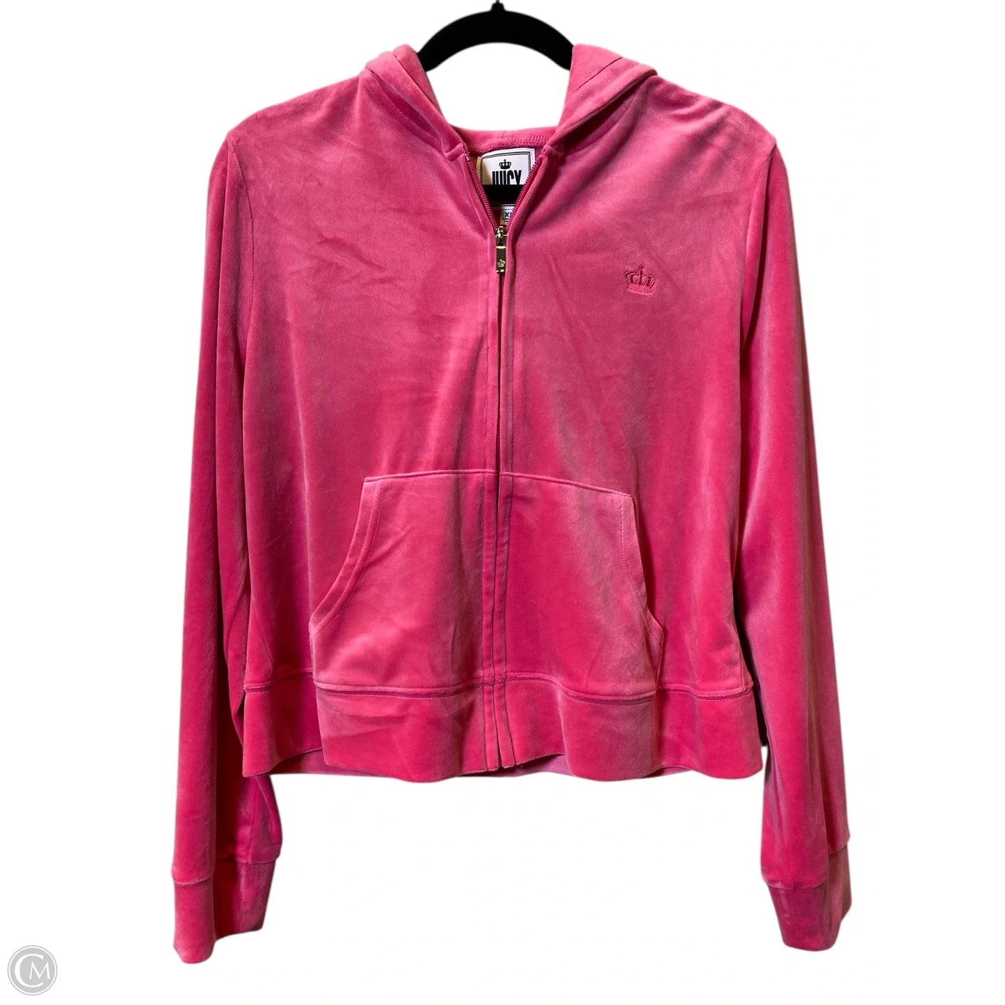 Sweatshirt Hoodie By Juicy Couture In Pink, Size: Xl
