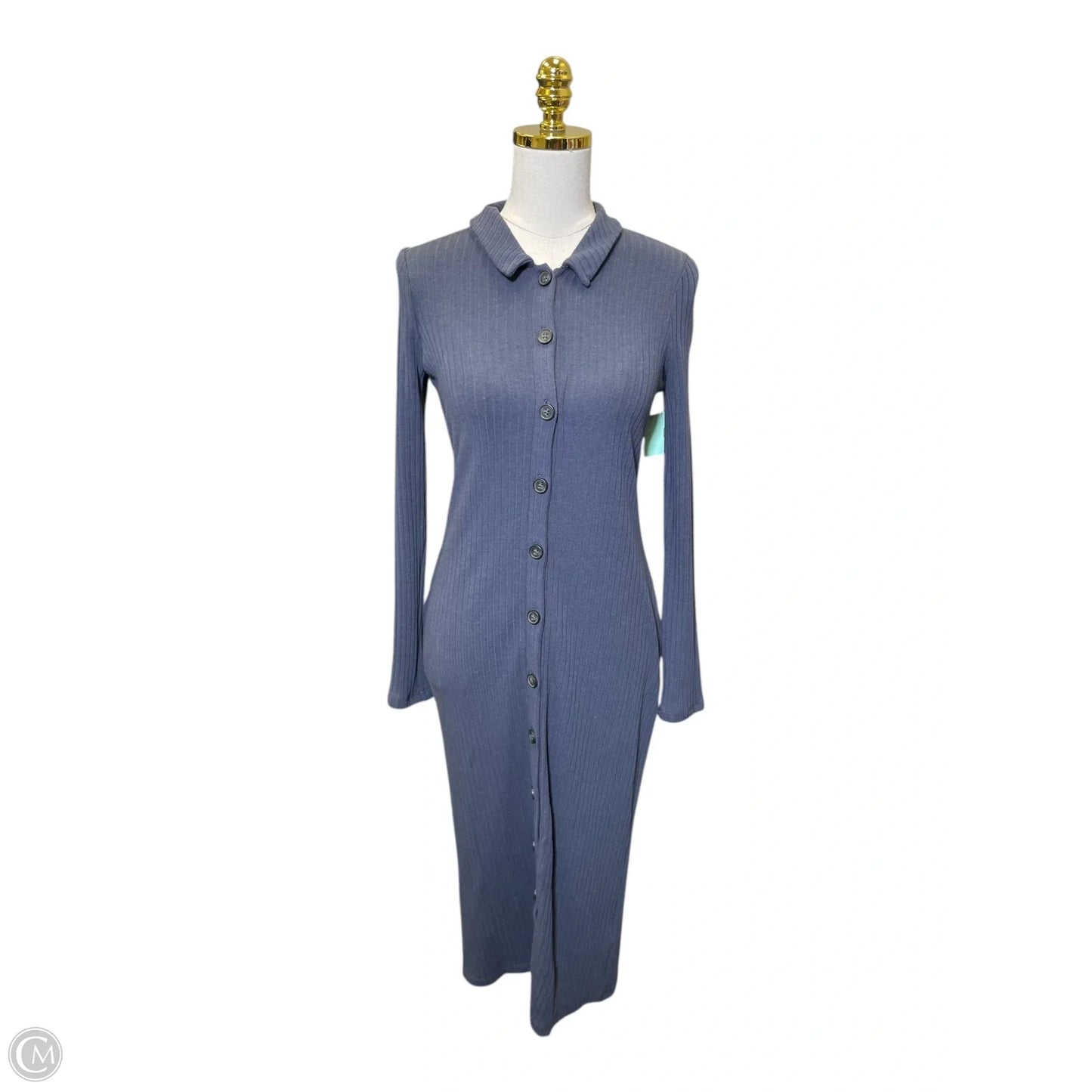 Dress Casual Maxi By Madewell In Blue, Size: Xs