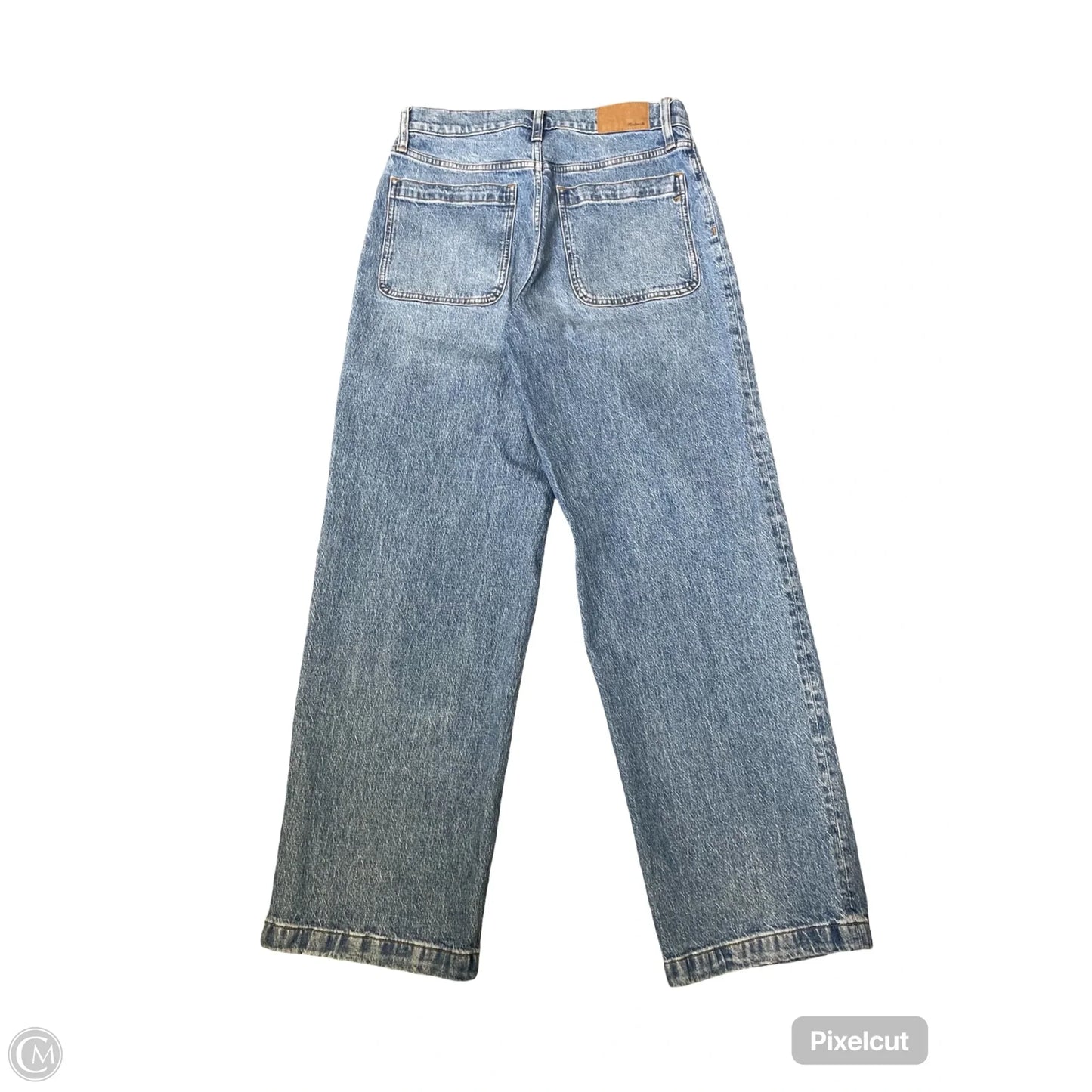 Jeans Wide Leg By Madewell In Blue Denim, Size: 28