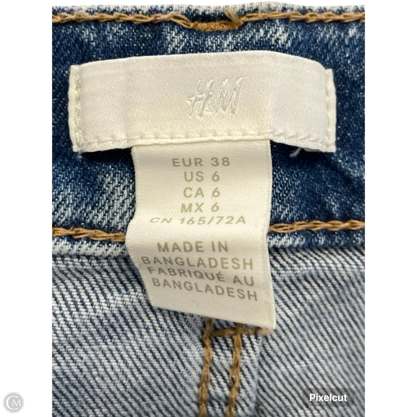 Jeans Flared By H&m In Blue Denim, Size: 6