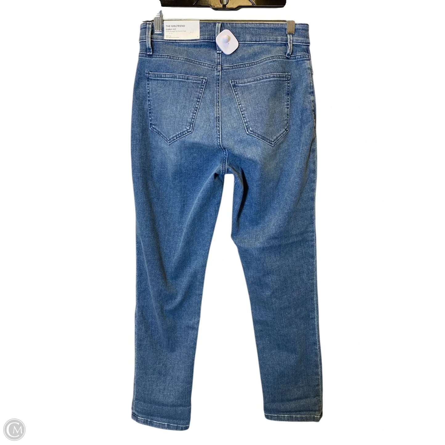 Jeans Straight By Ann Taylor In Blue Denim, Size: 4