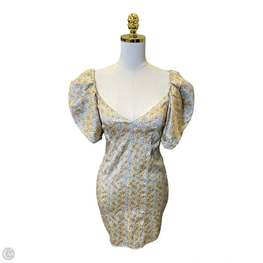 Dress Casual Midi By Zara In Multi-colored, Size: L