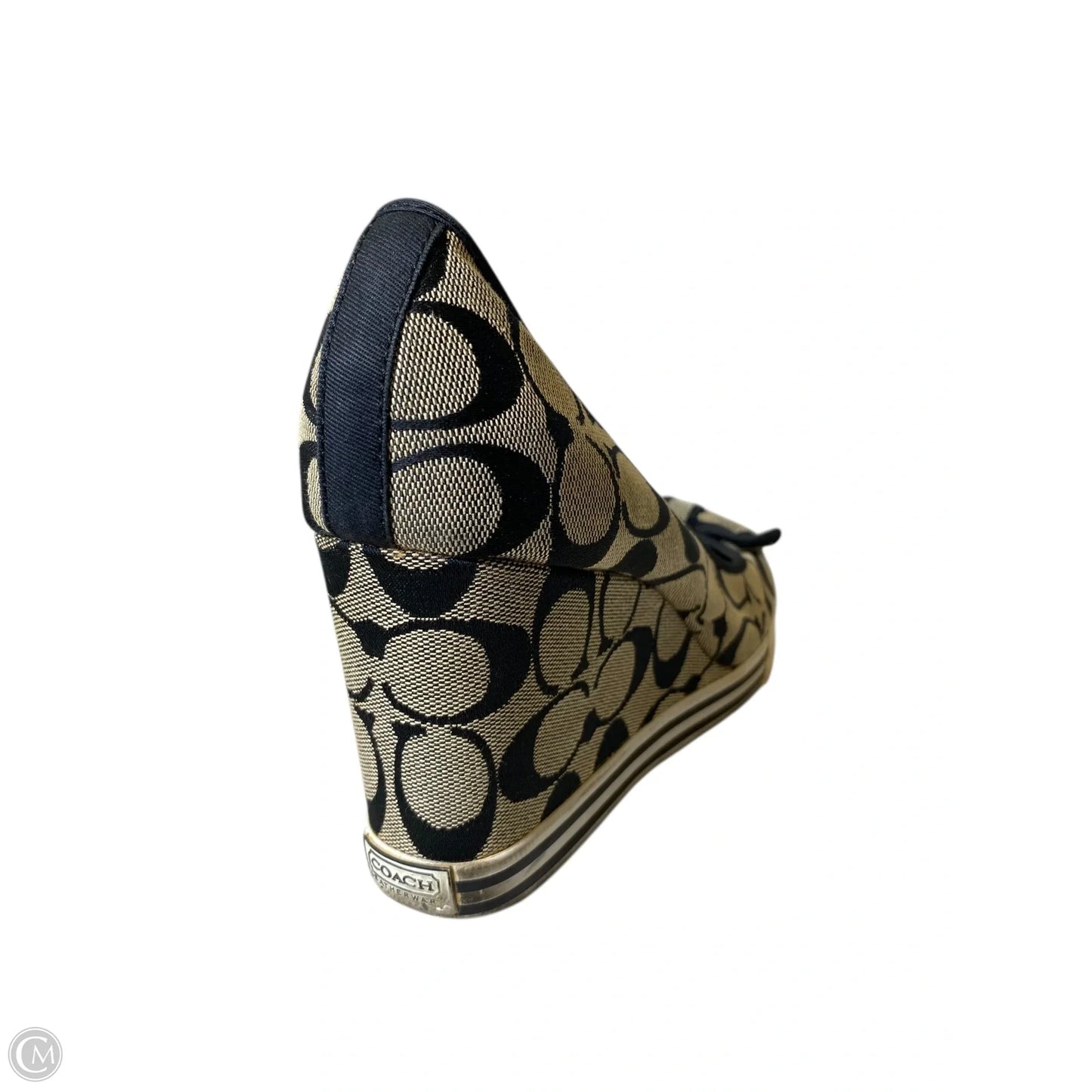 Shoes Designer By Coach In Black & Cream, Size: 10