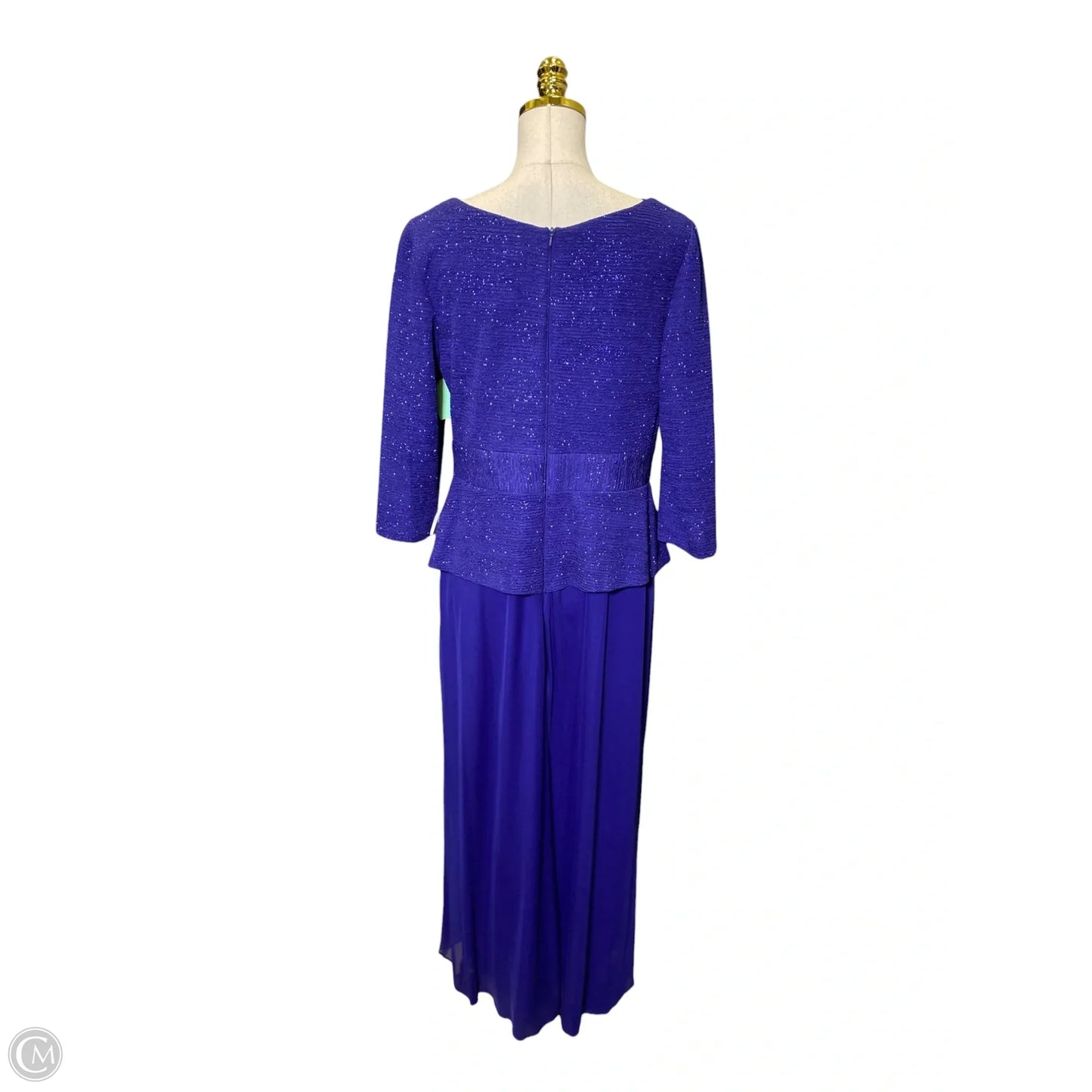 Dress Casual Maxi By Alex Evenings In Purple, Size: M