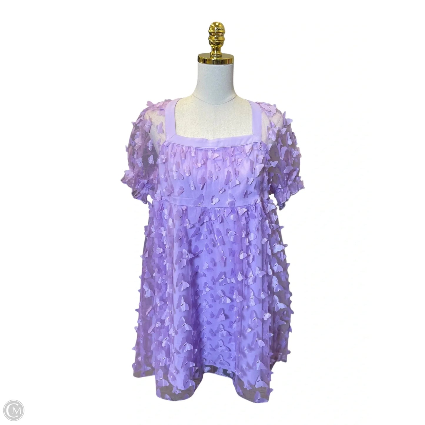Dress Casual Midi By Entro In Purple, Size: S