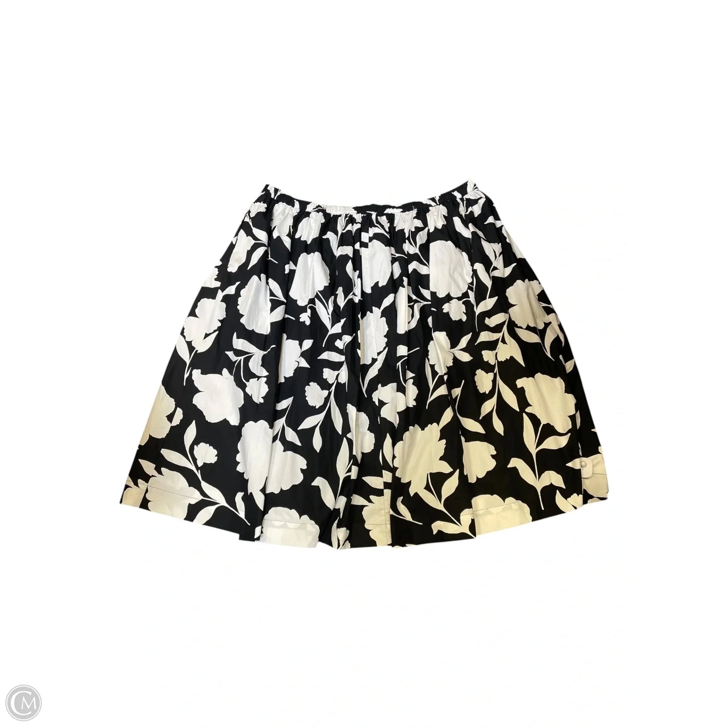 Skirt Designer By Kate Spade In Black & White, Size: 2x