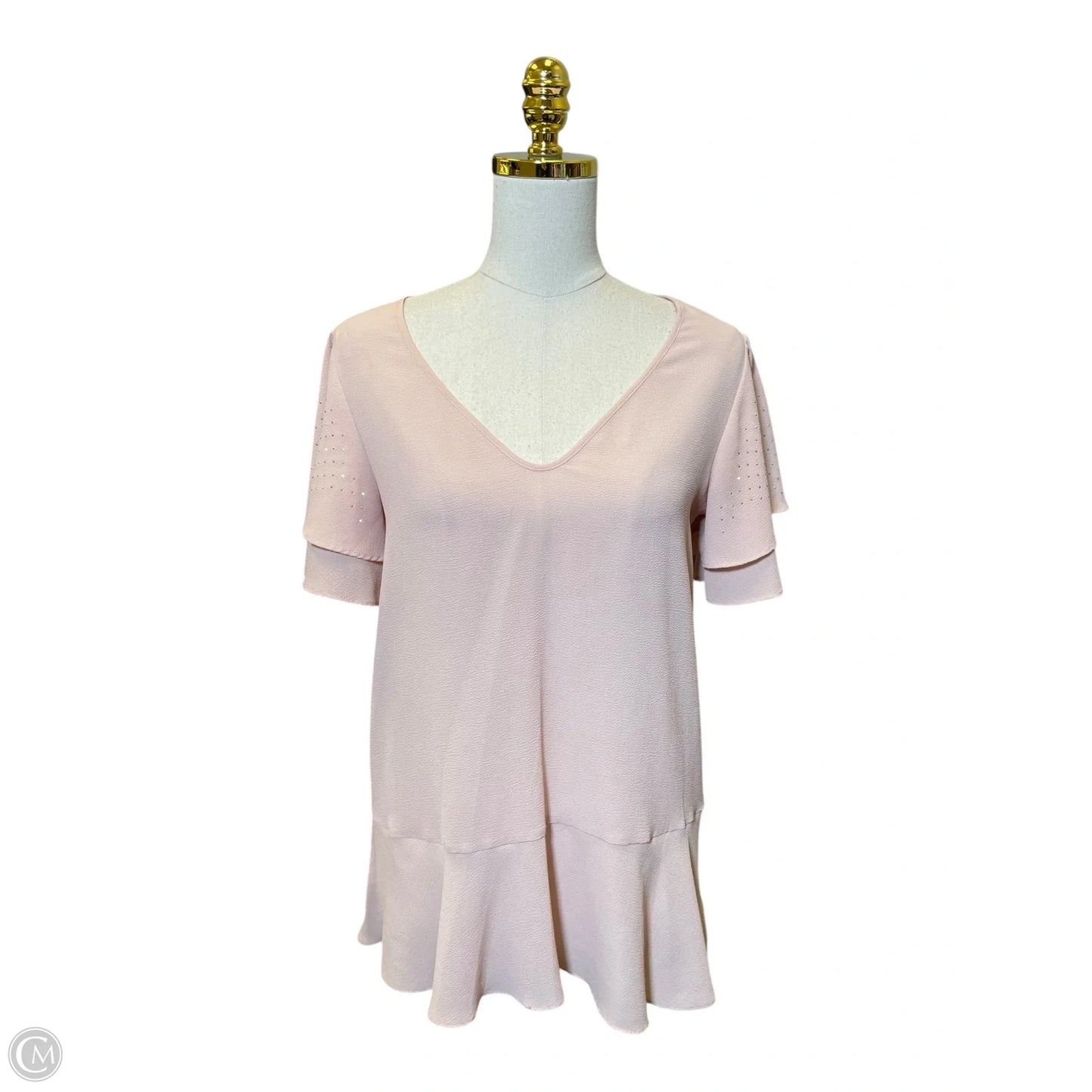 Top Short Sleeve By Michael By Michael Kors In Pink, Size: M