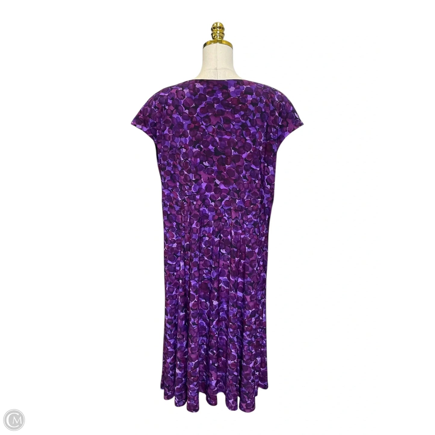 Dress Casual Midi By Jones Studio In Purple, Size: 2x