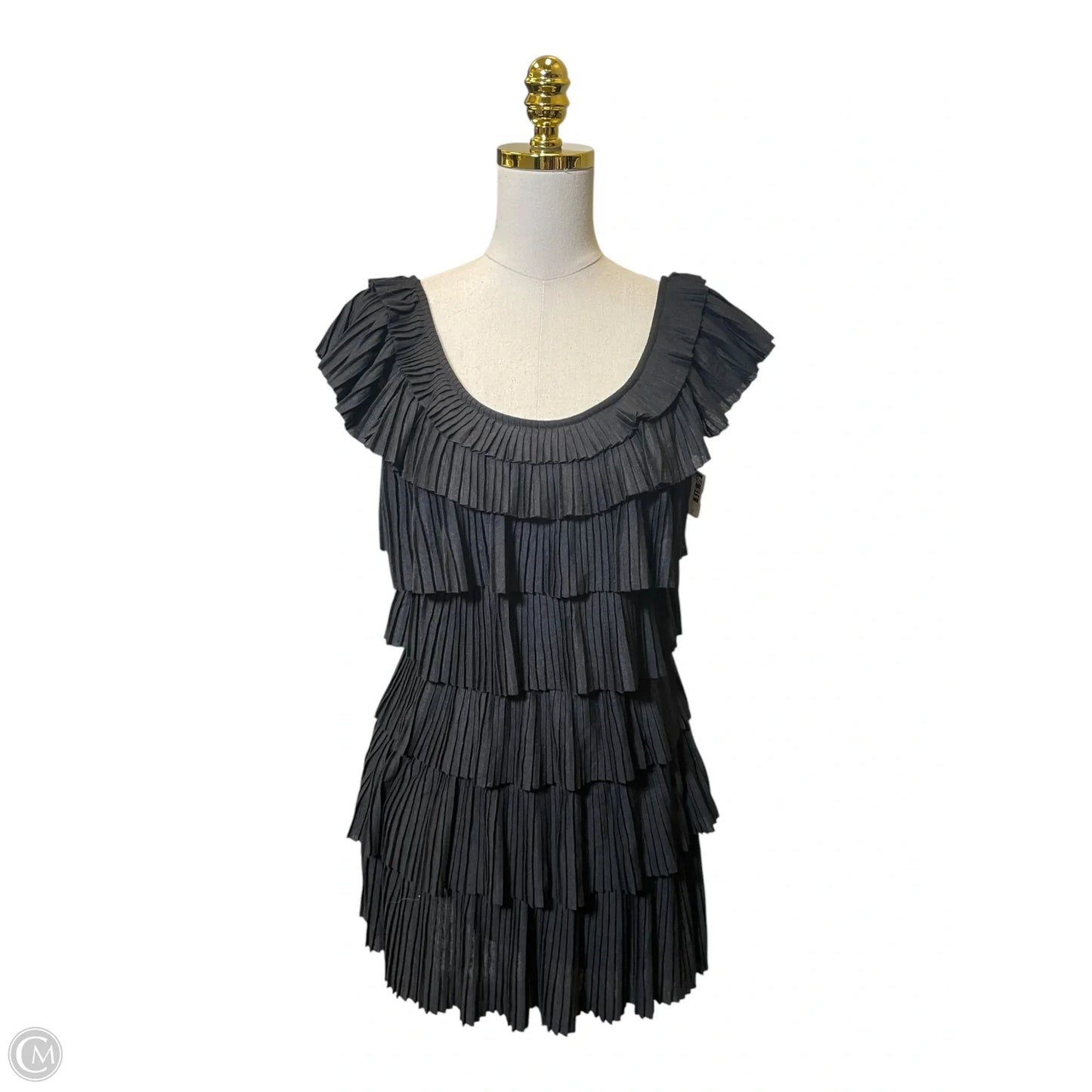 Dress Casual Midi By White House Black Market In Black, Size: M