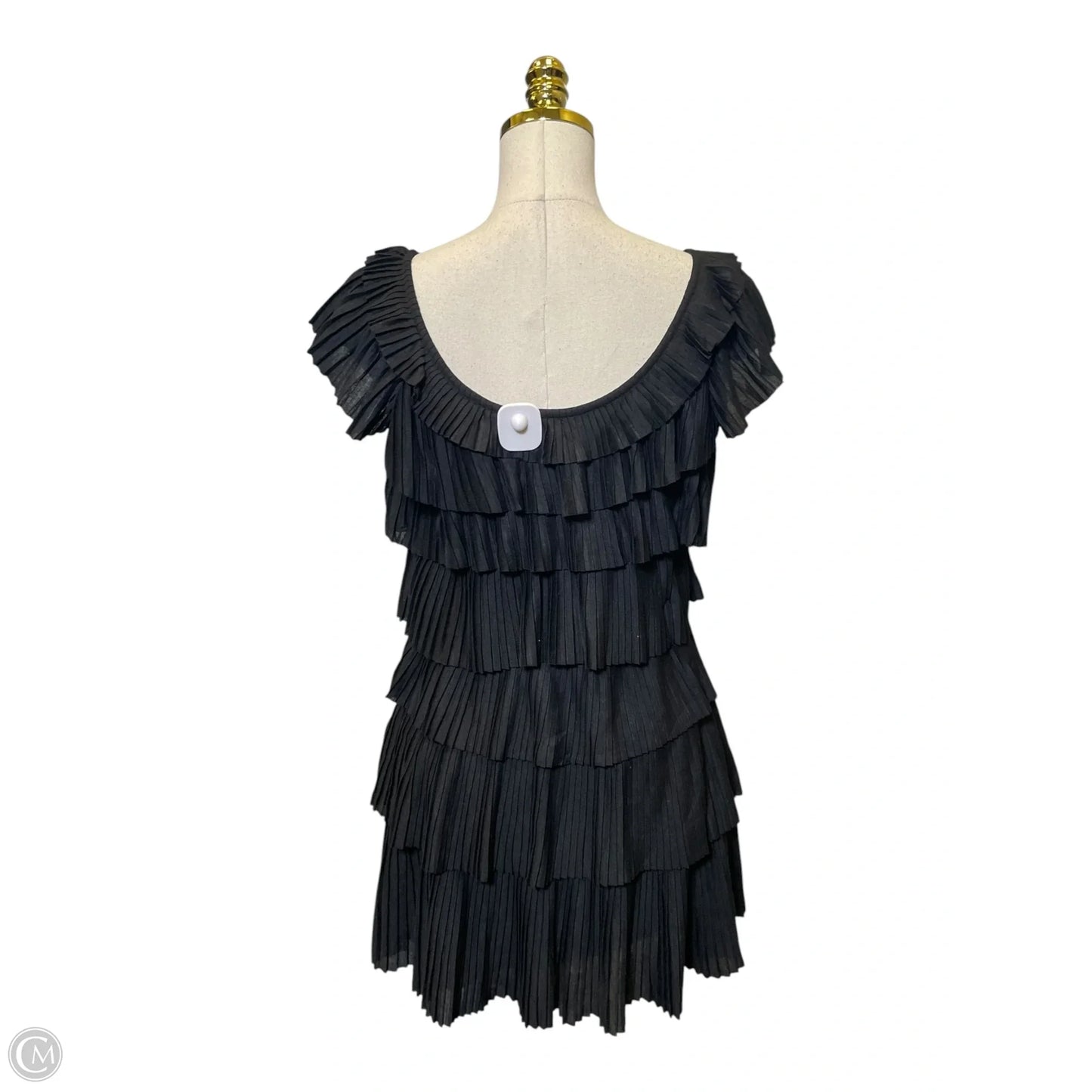 Dress Casual Midi By White House Black Market In Black, Size: M