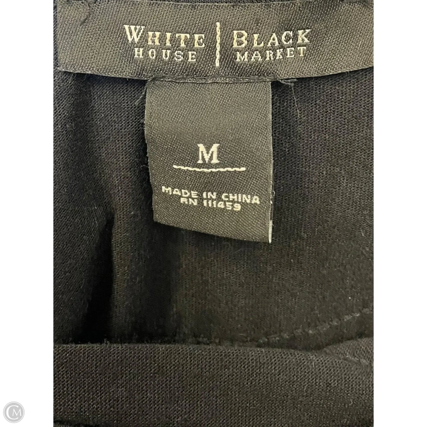 Dress Casual Midi By White House Black Market In Black, Size: M