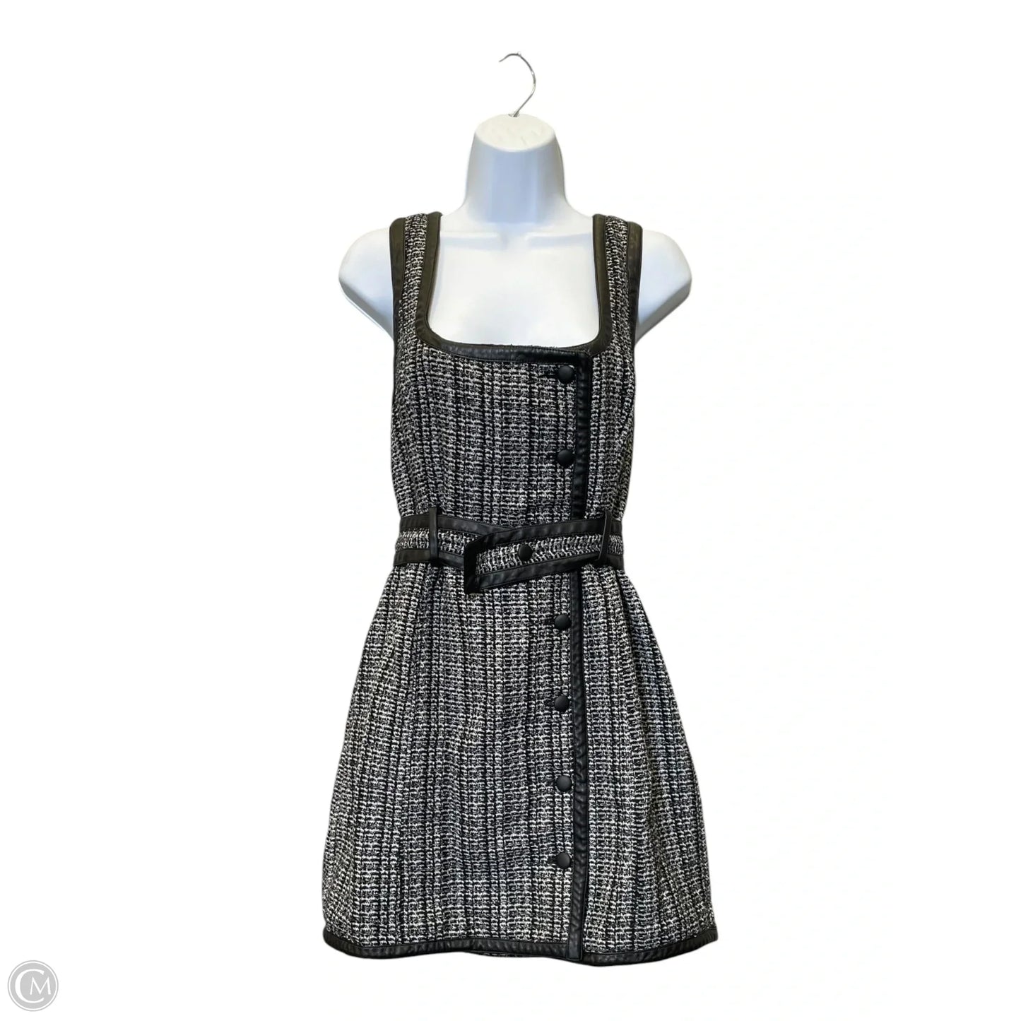 Dress Casual Maxi By Maeve In Black & White, Size: L
