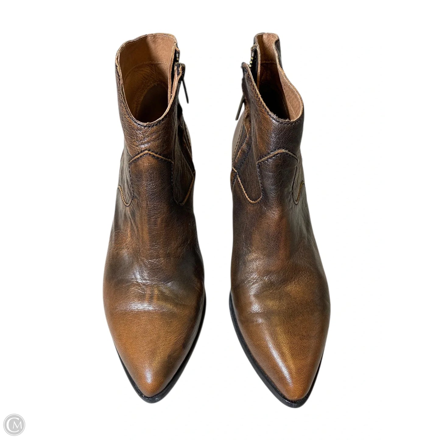 Shoes Designer By Frye In Brown, Size: 8