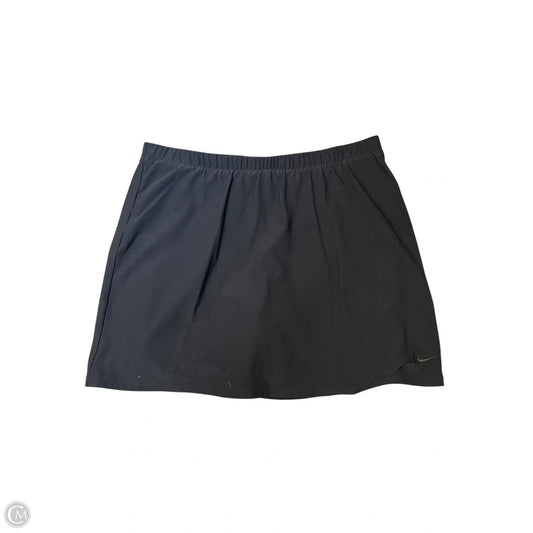 Athletic Skort By Nike In Black, Size: M