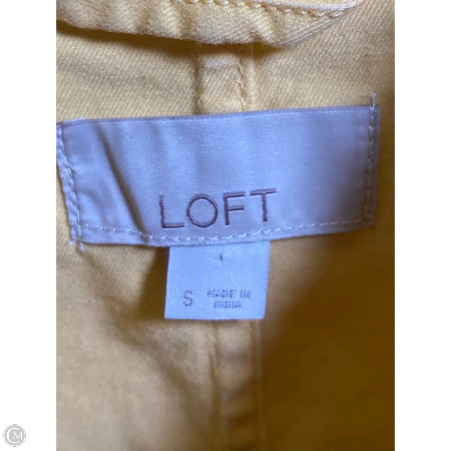 Jacket Other By Loft In Yellow, Size: S