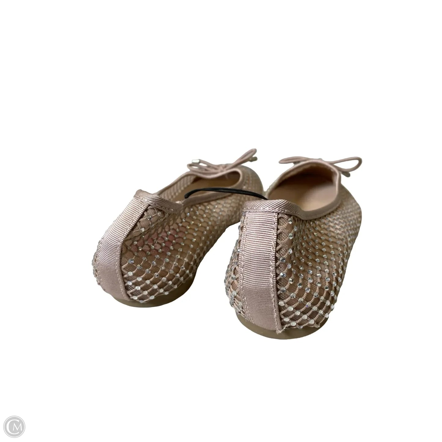 Shoes Flats By Clothes Mentor In Pink & Silver, Size: 7.5