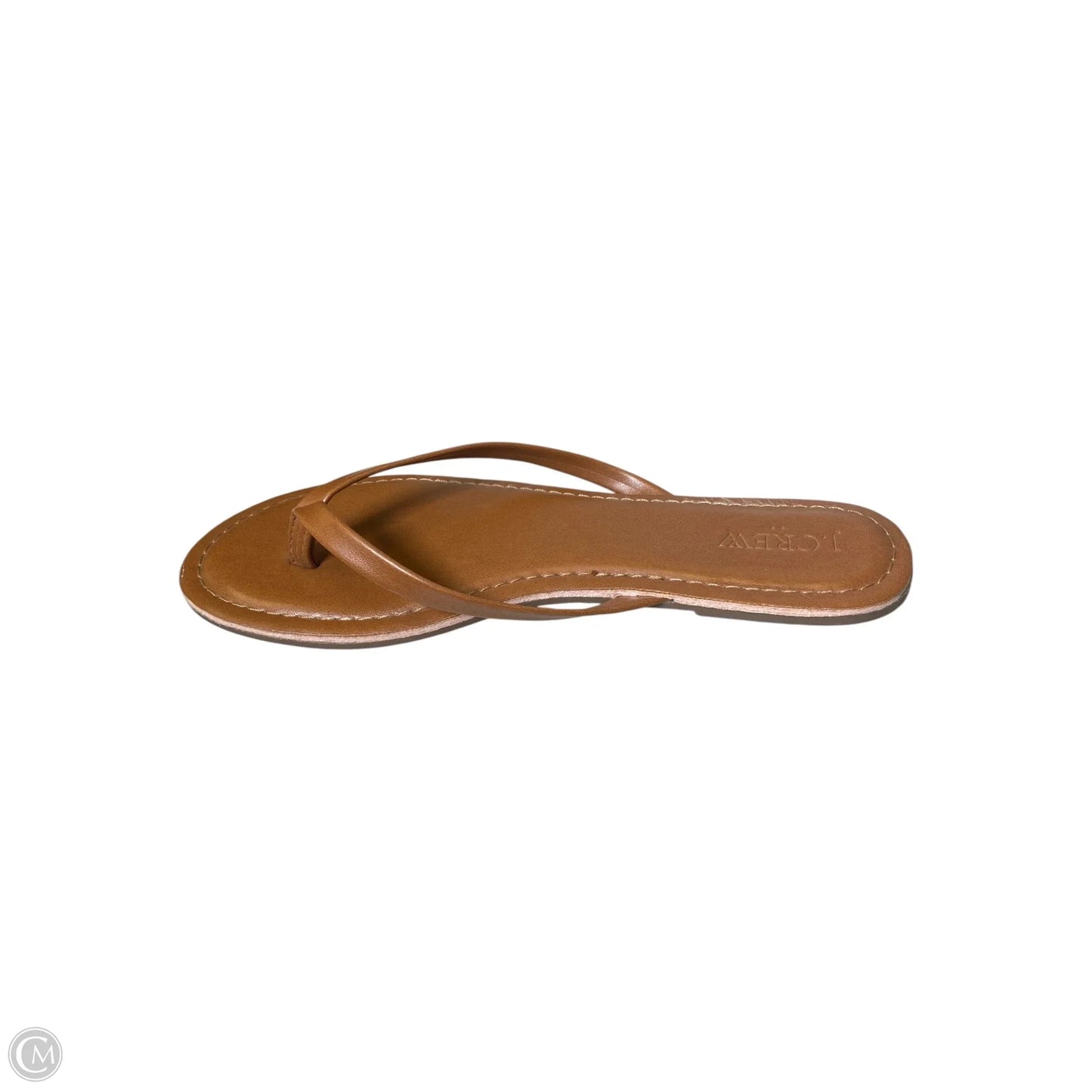 Sandals Flats By Clothes Mentor In Brown, Size: 6.5