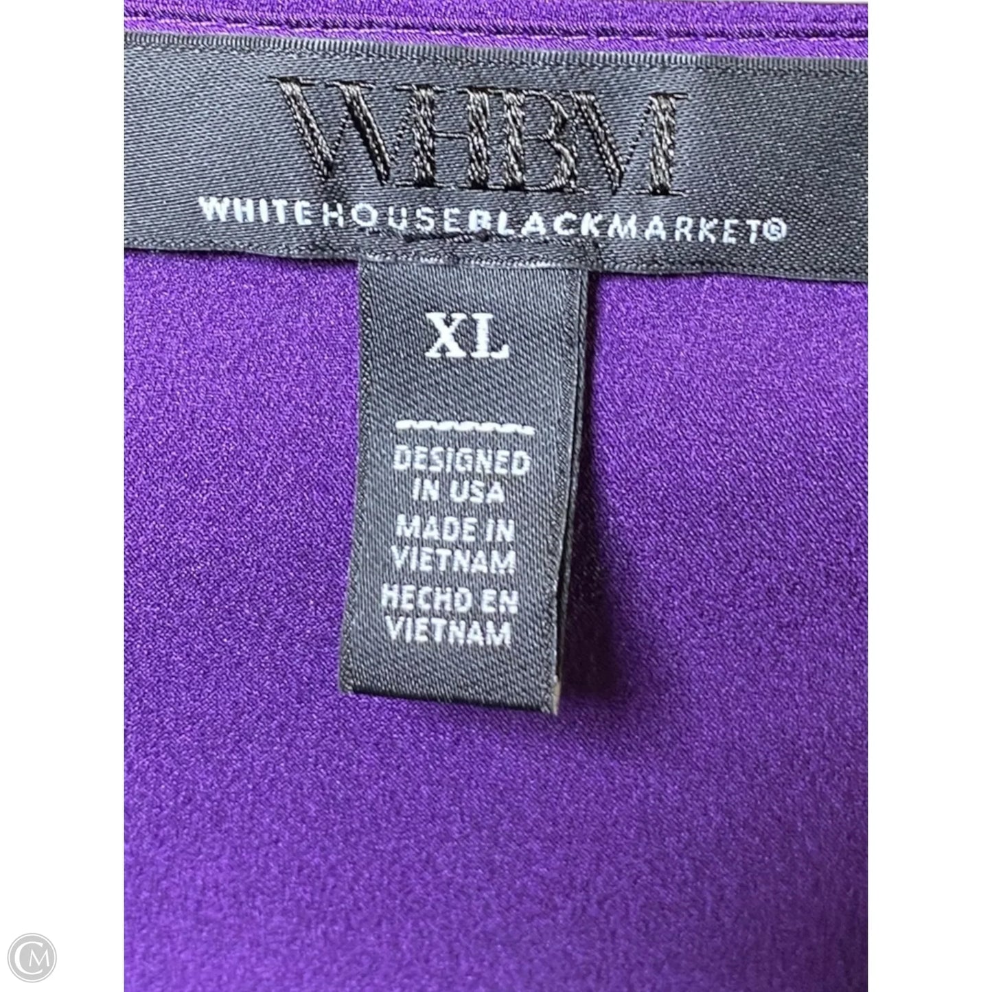 Top Sleeveless By White House Black Market In Purple, Size: Xl