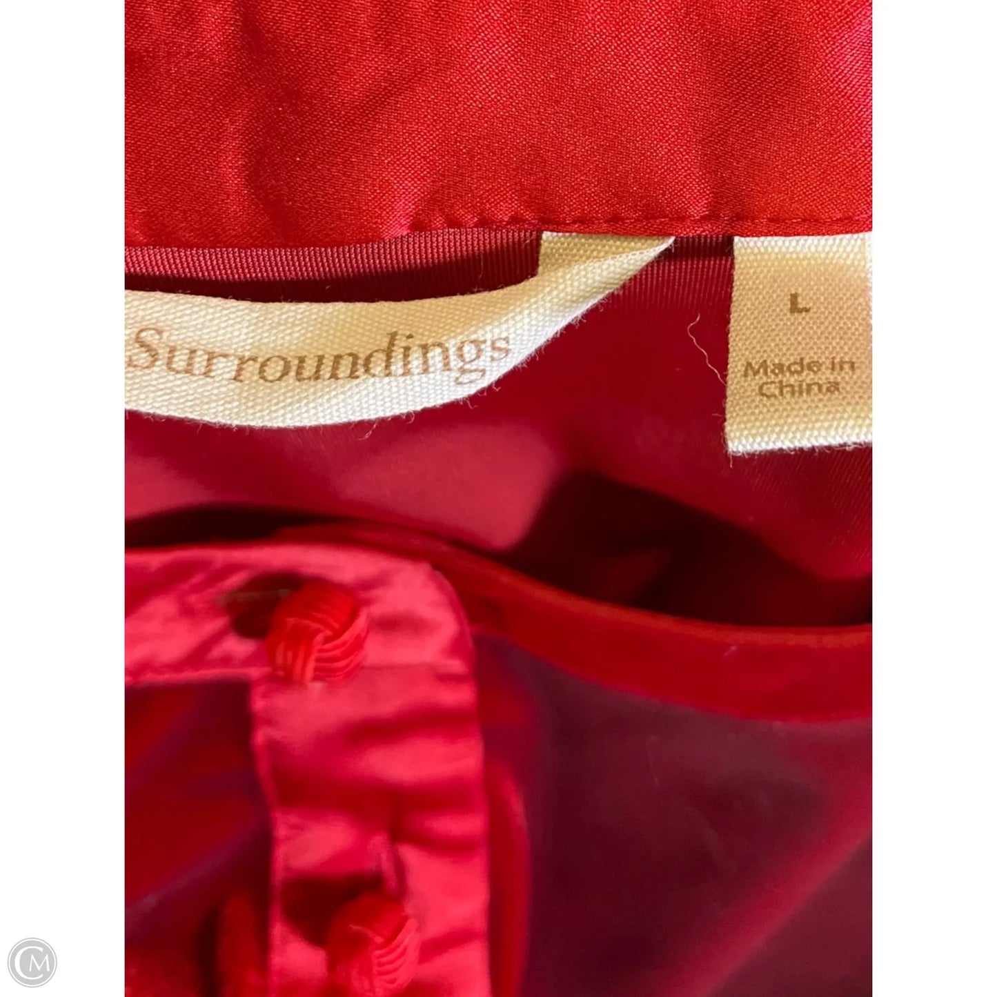 Top Long Sleeve By Soft Surroundings In Red, Size: L