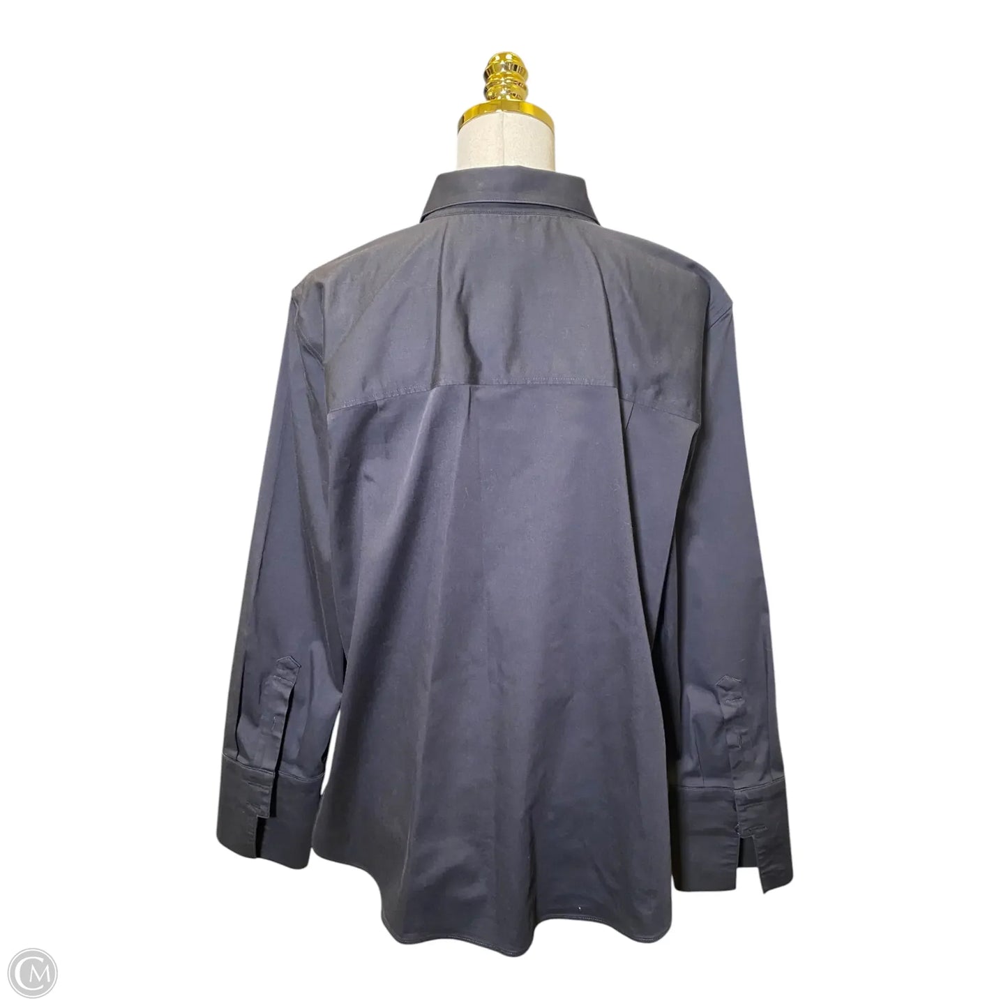 Top Long Sleeve By Chicos In Black, Size: L