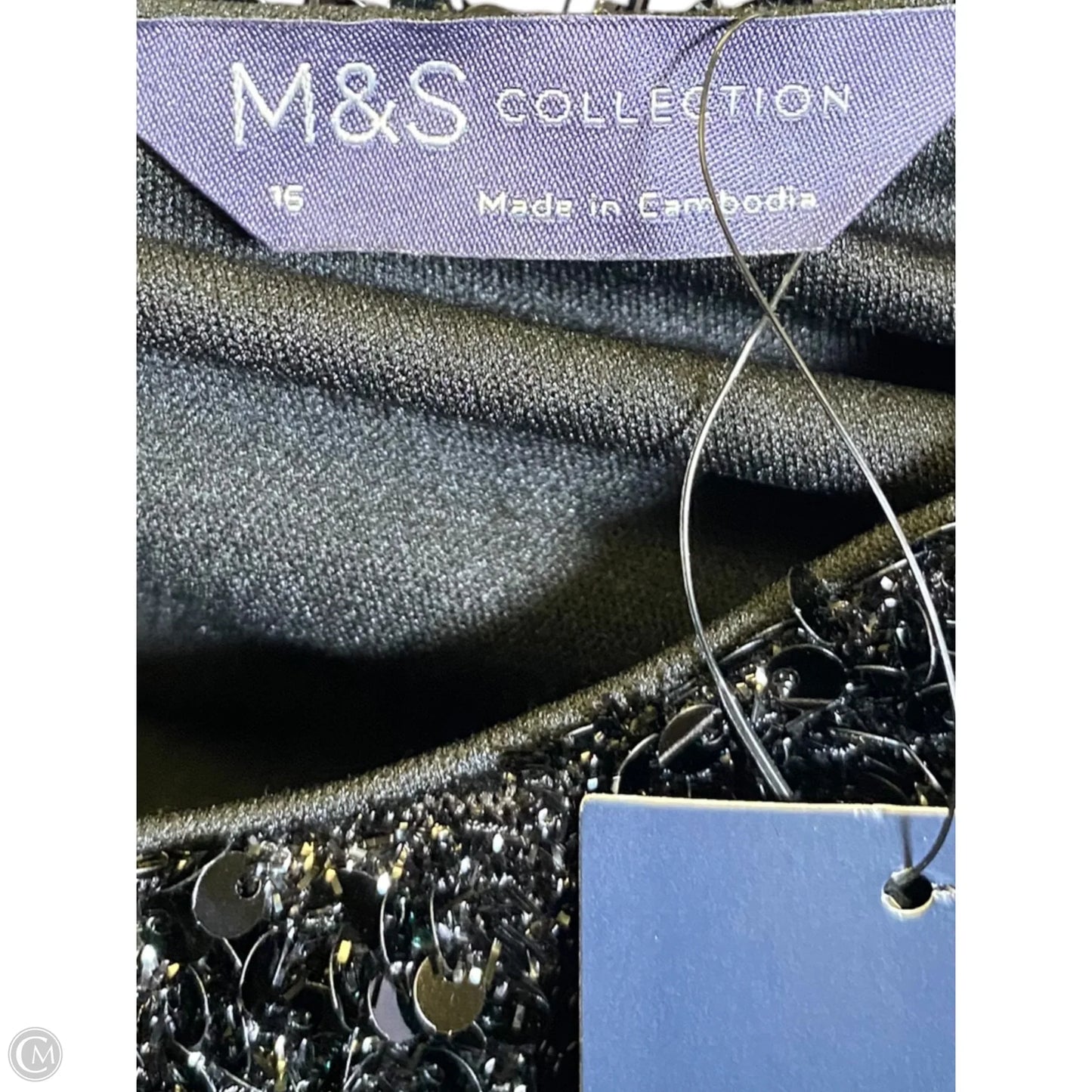 Top Long Sleeve By Clothes Mentor In Black, Size: Xl