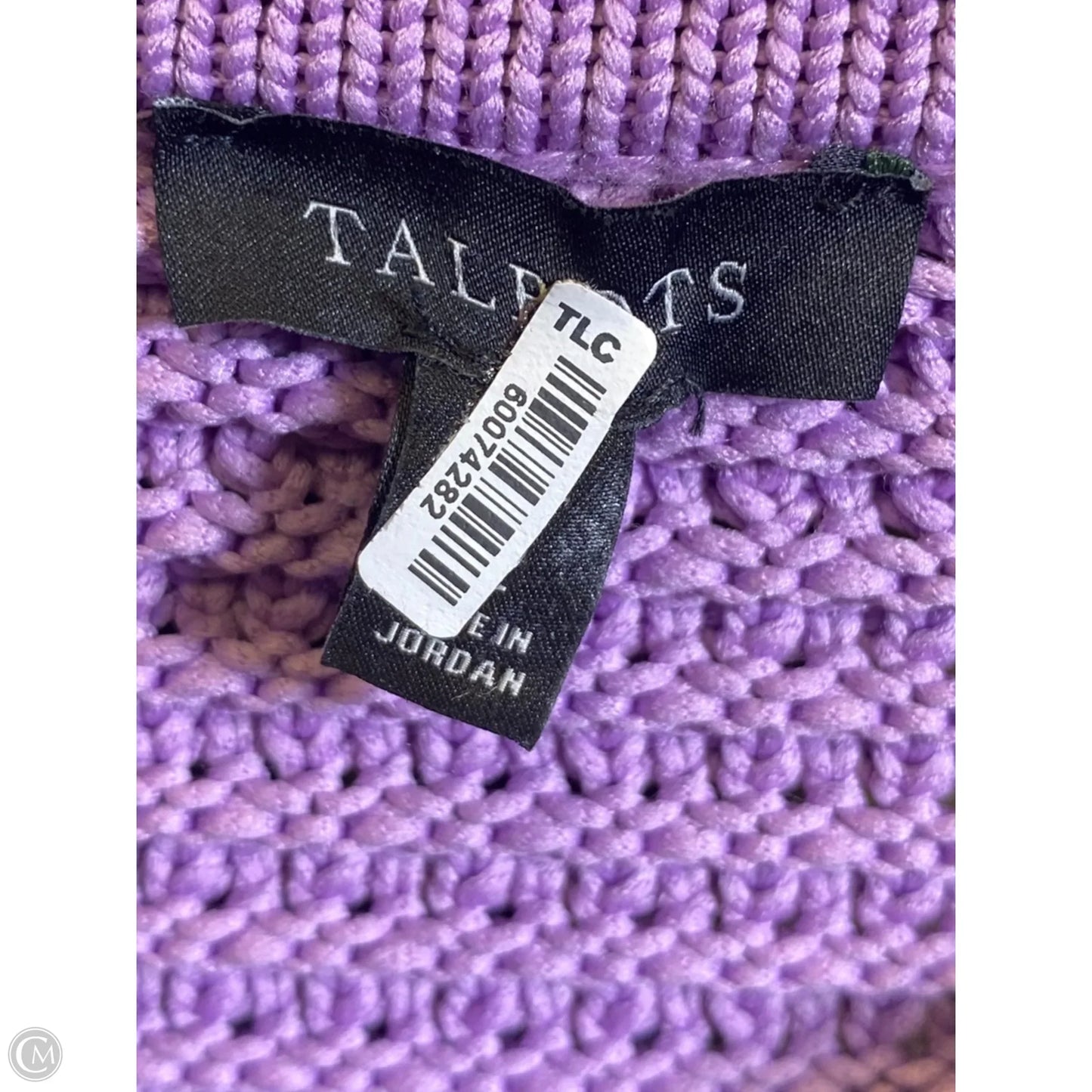 Cardigan By Talbots In Purple, Size: Xl