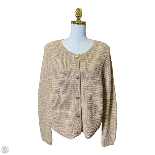 Cardigan By Talbots In Brown, Size: Xl