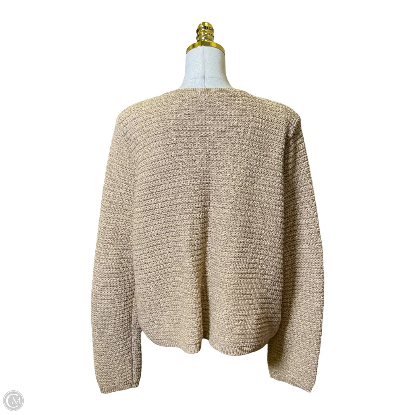 Cardigan By Talbots In Brown, Size: Xl