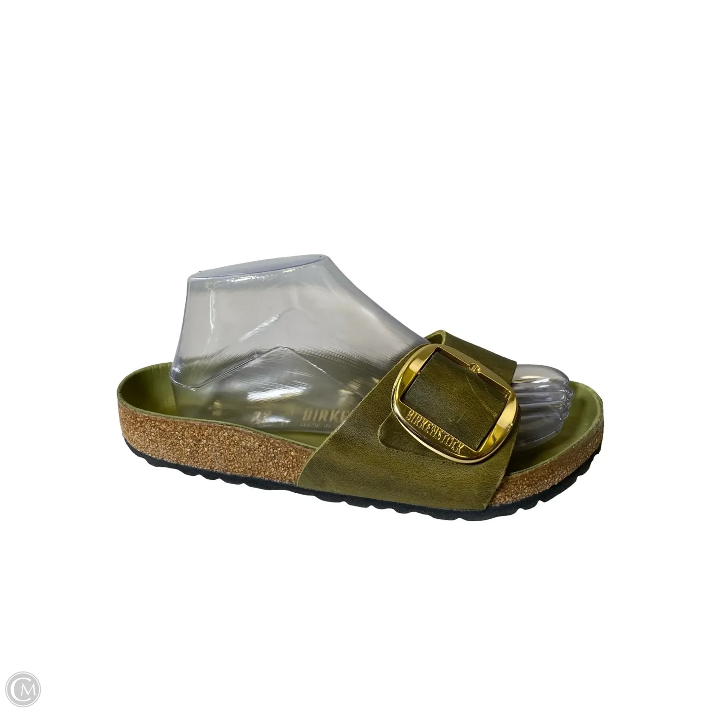 Sandals Flats By Birkenstock In Green, Size: 8