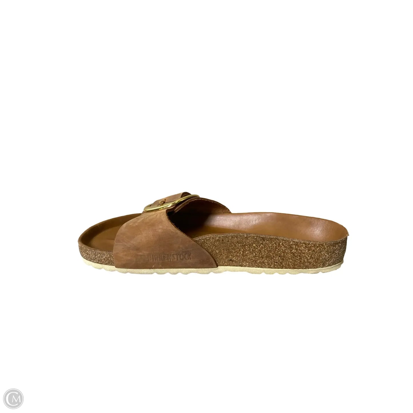 Sandals Flats By Birkenstock In Brown, Size: 8