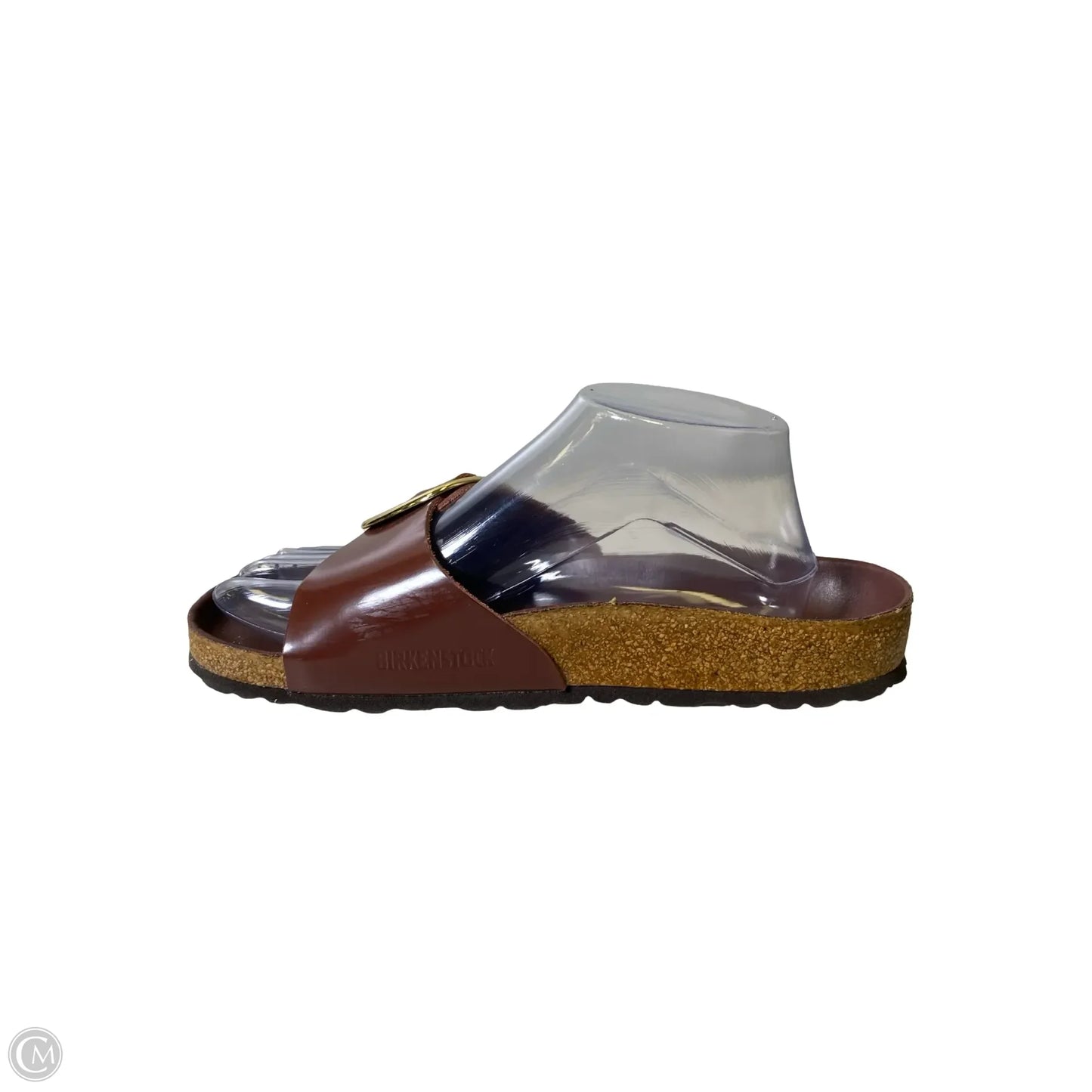 Sandals Flats By Birkenstock In Brown, Size: 8