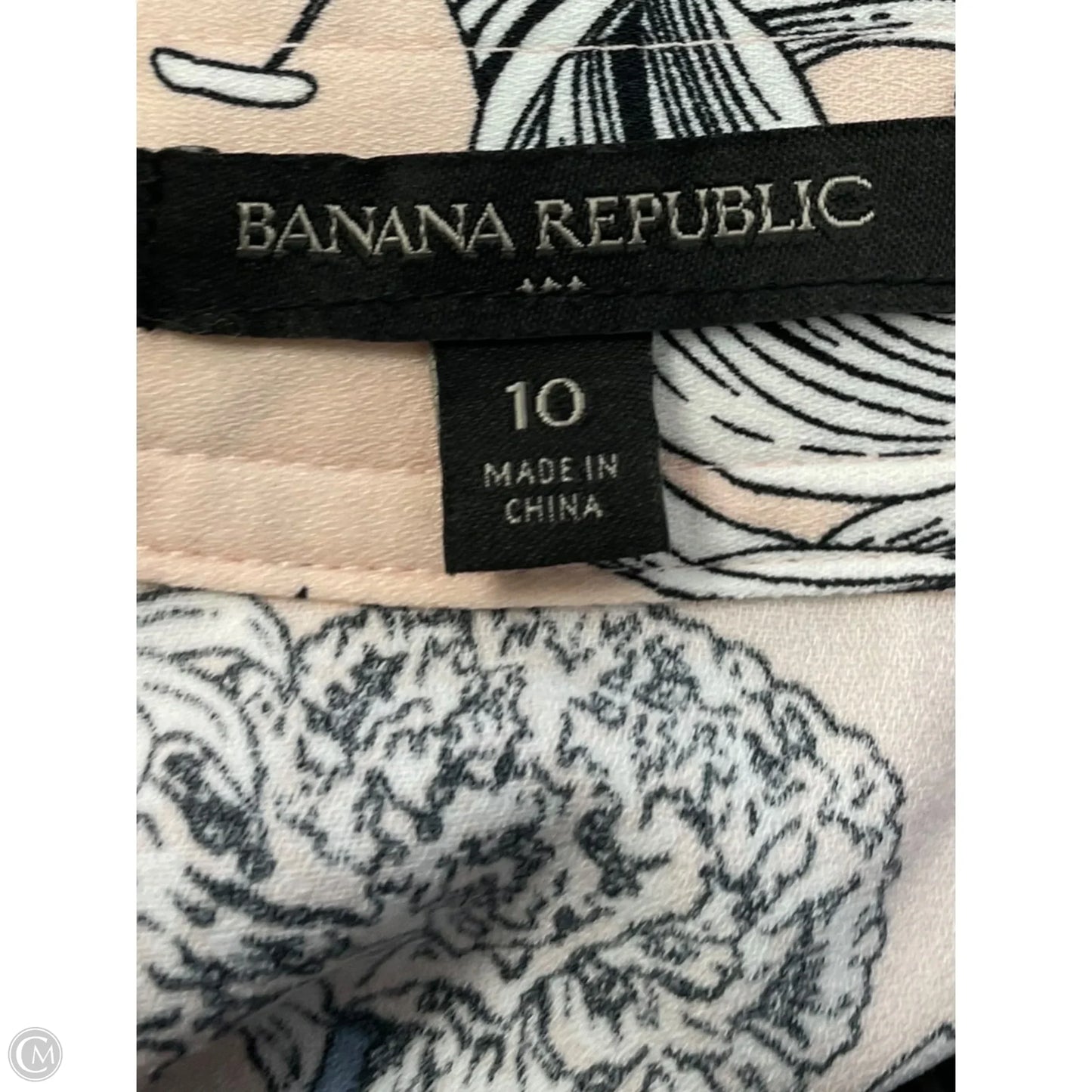 Skirt Maxi By Banana Republic In Pink & Yellow, Size: 10