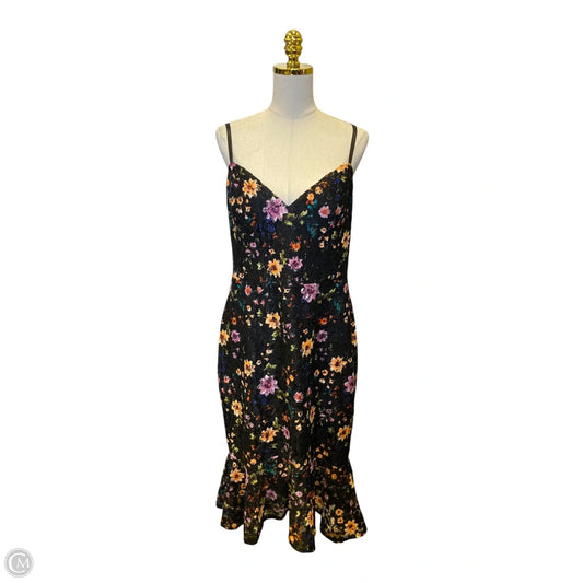 Dress Casual Midi By Guess In Multi-colored, Size: Xl