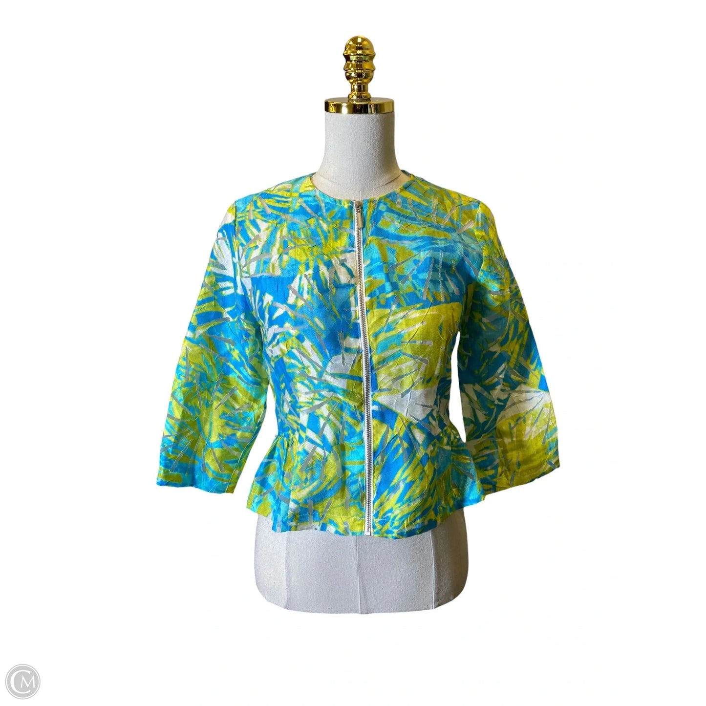 Top Long Sleeve By Ruby Rd In Blue & Green, Size: S