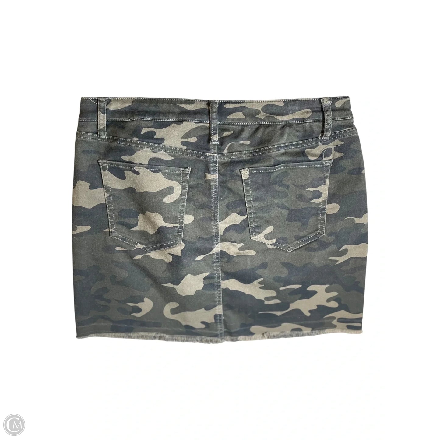 Skirt Midi By Clothes Mentor In Camouflage Print, Size: 12