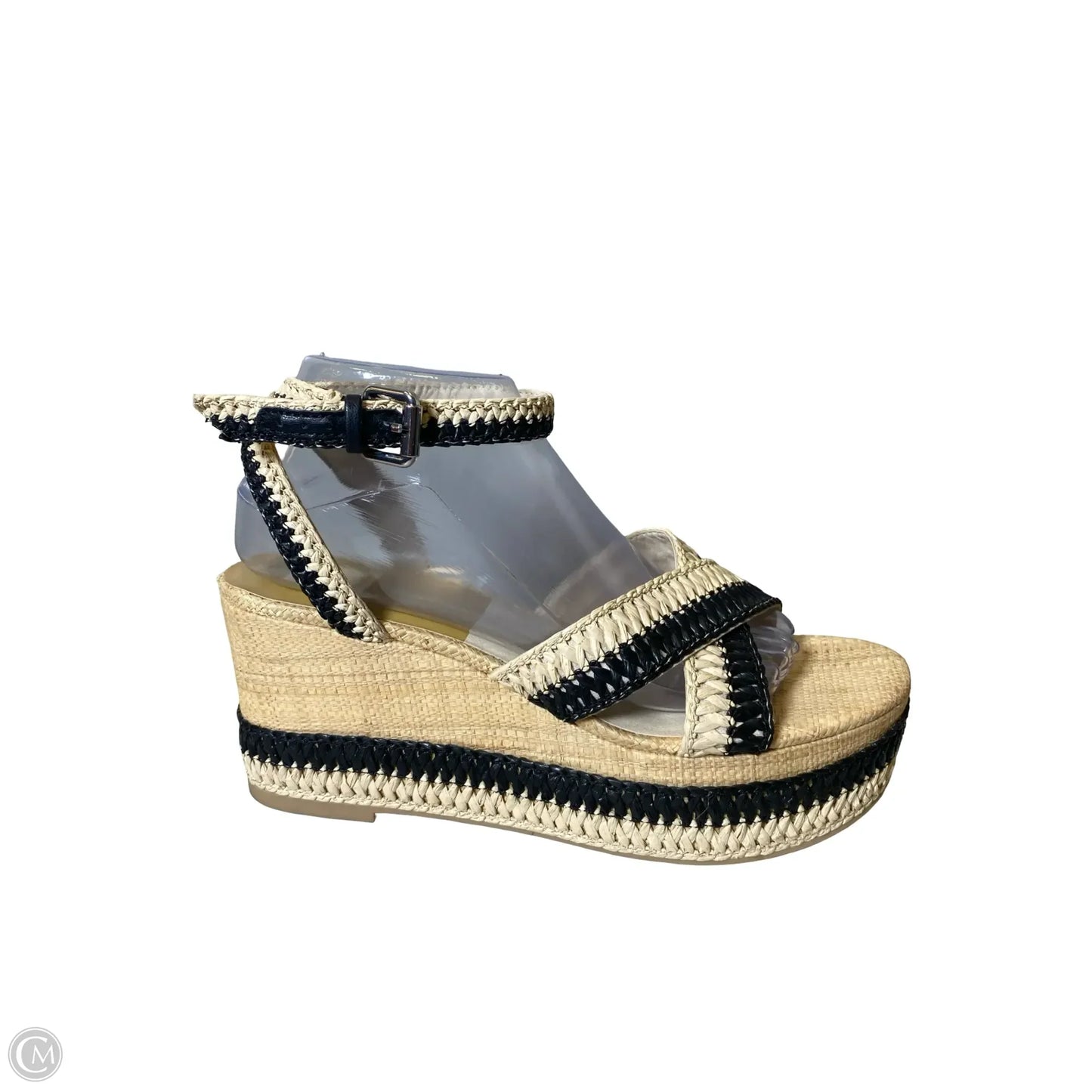 Shoes Heels Platform By Dolce Vita In Black & Cream, Size: 9.5
